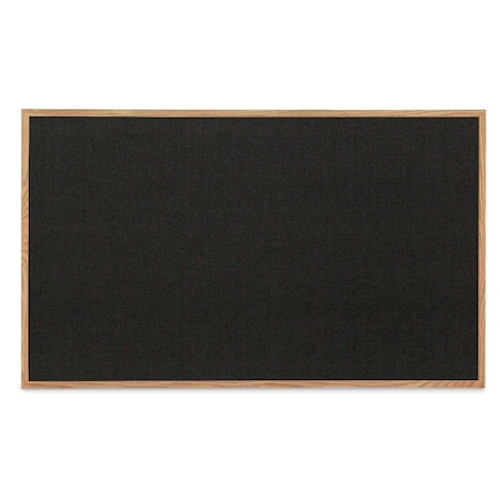 Combo Board,18x24,Bronze Frame/Black Porcelain & Rubber